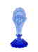 Bohemian Art Deco Glass Vintage 3 Perfume Bottles - 2