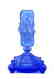 Bohemian Art Deco Glass Vintage 3 Perfume Bottles - 3