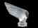 French Art Deco Glass Bohemian Car Mascot ' Victoire ' - 3