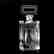 Art Deco Ingrid Glass " Nude Odalisque " Perfume Bottle