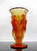 Art Deco Glass Large Vase