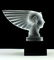Art Deco Frosted Glass Car Mascot Figurine Sculpture