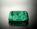 Art Deco 1930's Malachite Glass Trinket Jewelry Box