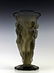 Art Deco 1930' Nude Ladies Smoke Glass Bacchantes Vase