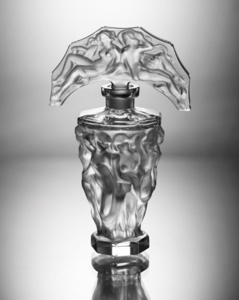 Art Deco Glass Bohemian Perfume Bottle H.Hoffmann: This piece is a great addition to collection or a great gift. Timeless design - Bohemian Art Deco Nude Glass Perfume Bottle. This Perfume Bottle was originally made by LALIQUE, this piece was made in