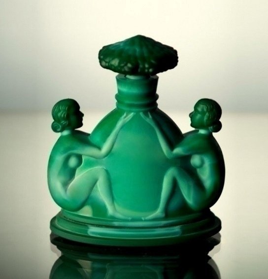 Art Deco 1930' Perfume Bottle H.Hoffmann by Lalique (1 of 1)