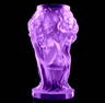 Glamorous Art Deco 1930' Bohemian Alexandrite Glass Vase H.Hoffmann