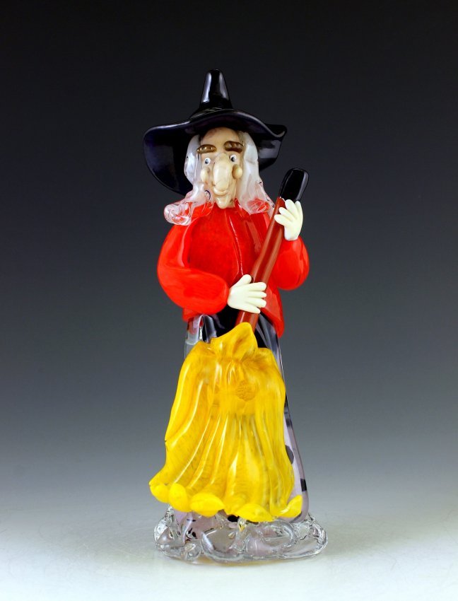Figurine for Collectors Czech ZBS Art Glass: Art Glass Figurine. Height: 8 1/4 '' ( 21 cm ).