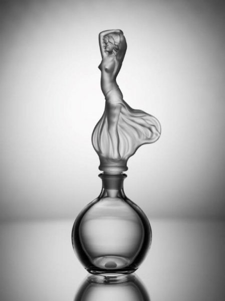 France Art Deco Glass Decanter Lady Stopper: This piece is a great addition to collection or a great gift. Timeless design - Top Qality Art Deco Art Glass Decanter . This piece was made in Bohemia from the ORIGINAL antique vintage molds that was