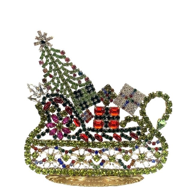 Vintage Ornament Winter Sleigh With Christmas Gifts (1 of 2)