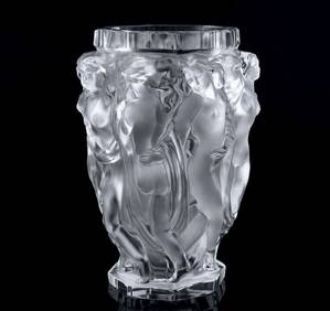 Art Deco Glass Bacchantes Vase 1930' H.Hoffmann by Lalique (1 of 2)