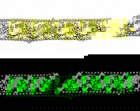 Art Deco Vintage Bracelet Vaseline Uranium Glass: Really nice piece that glows beautifully under UV light.All the stones in this bracelet are from uranium glass.Made in Czechoslovakia. Dimensions: Length 7 '', Width 1 1/4 ''. Fast delivery time world