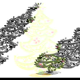 Extra Large Vintage Bohemian Rhinestone Glass Christmas Tree: Standing Christmas Tree. Made in Czechoslovakia. Excellent condition. No missing stones. No damage. It measures approximately 12 " ( 30 cm ). Fast delivery time worldwide: 2-4 days.