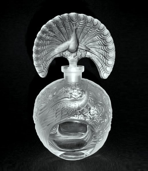 Art Deco Glass Perfume Bottle 1930' H.Hoffmann (1 of 2)