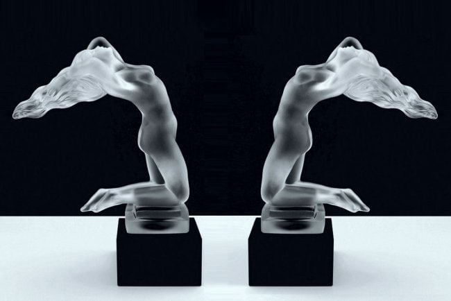 Bookends France Art Deco Collectible Glass 1930' H.Hoffmann (1 of 2)