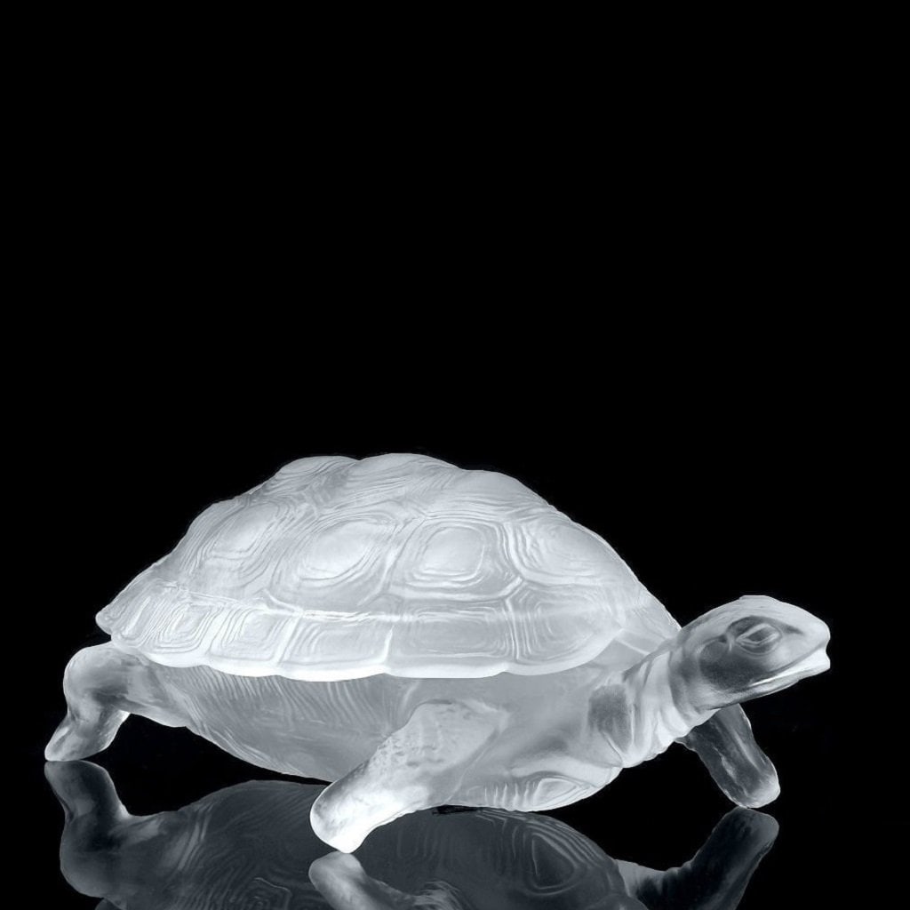 Jewelry Box ' Turtle ' Art Deco Glass 1930' H. Hoffmann: Jewelry Box - Clear Frosted Glass - excellent color and detail. This piece was made in Bohemia from ORIGINAL antique vintage molds that were used during the 1930's - 1939's. It is breathtaking high qu