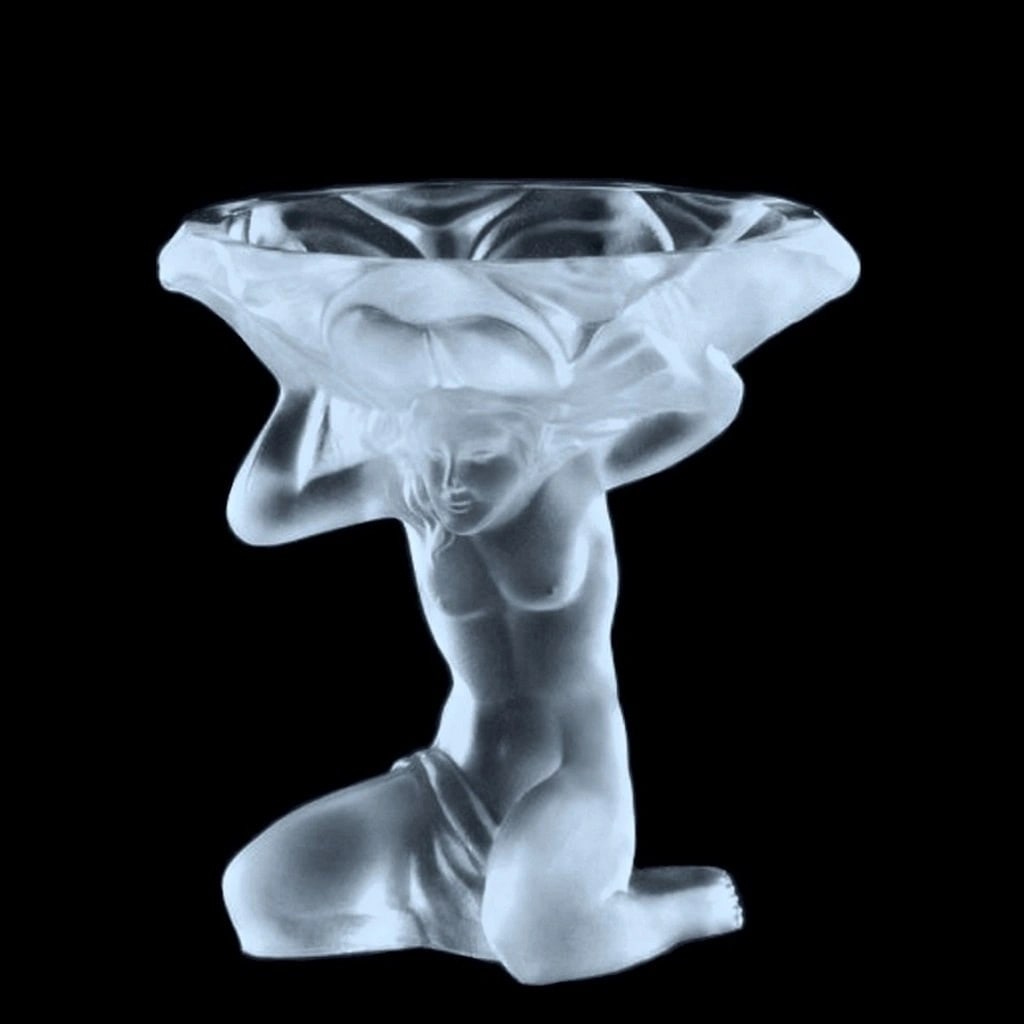 Art Deco Satin Clear Glass Bowl 1930' H.Hoffmann: This piece is a great addition to collection or a great gift. Timeless design - Top Qality Art Deco Collectible Glass Bowls. This piece was made in Bohemia from the ORIGINAL antique vintage molds that
