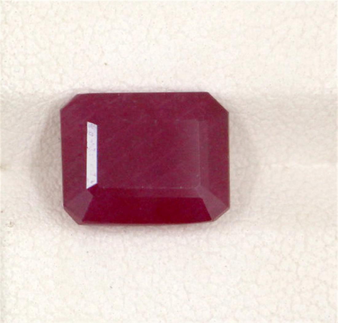 6.81ct Ruby Emerald Cut: 6.81ct Ruby Emerald Cut 11.1 x 8.8 x 6.4 #R-516