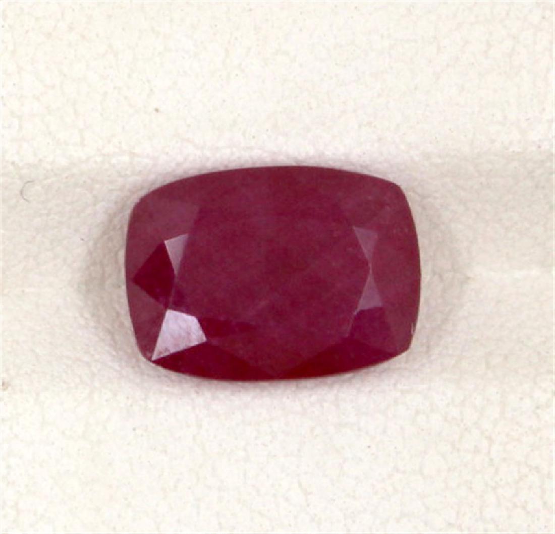5.24ct Ruby Emerald Cut: 5.24ct Ruby Emerald Cut 11.5 x 8.4 x 5.3 #R-521