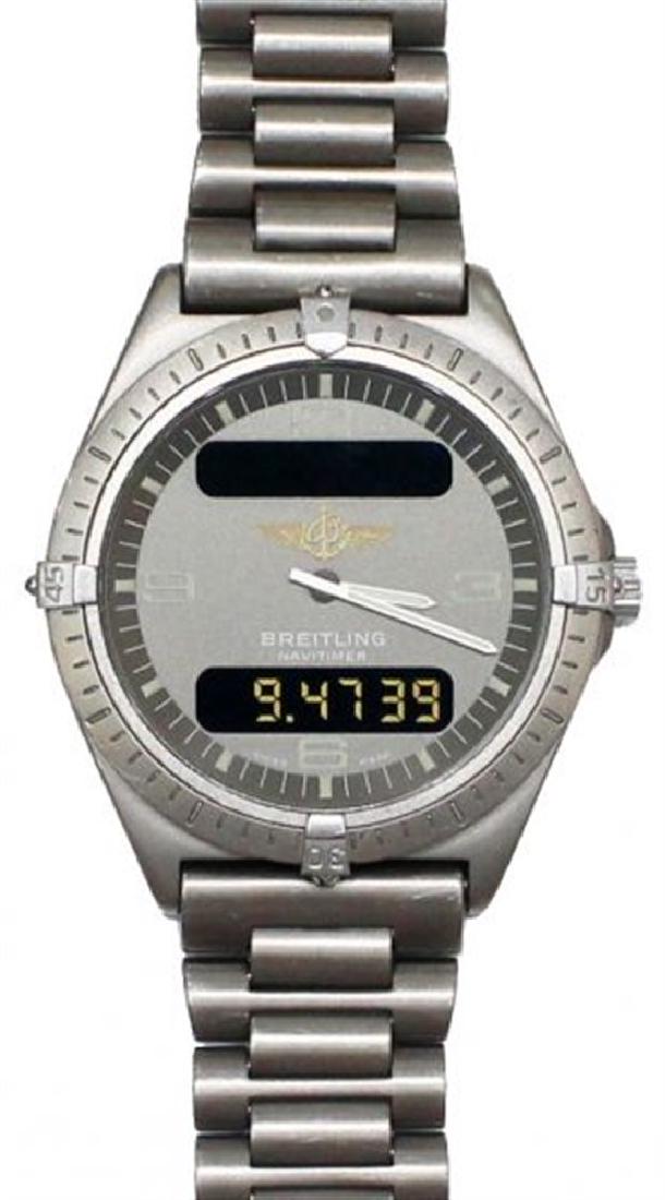 Mens Breitling Emergency Titanium: Mens Breitling Emergency Titanium Excellent Comes with only watch #RK31