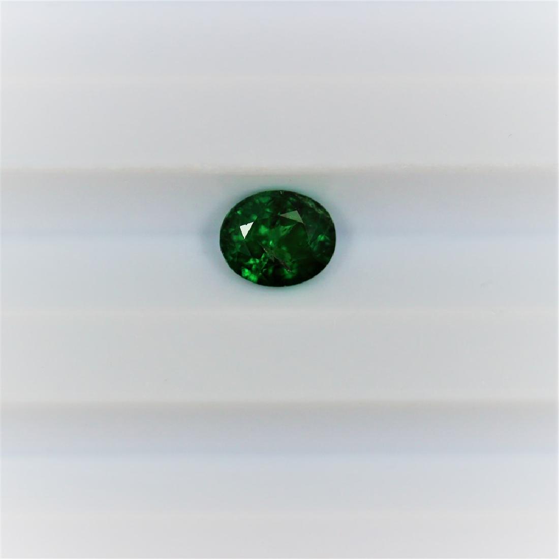 0.83ct Natural Tsavorite Oval cut: 0.83ct Natural Tsavorite Oval cut 6x5x3.4-D #TS-200