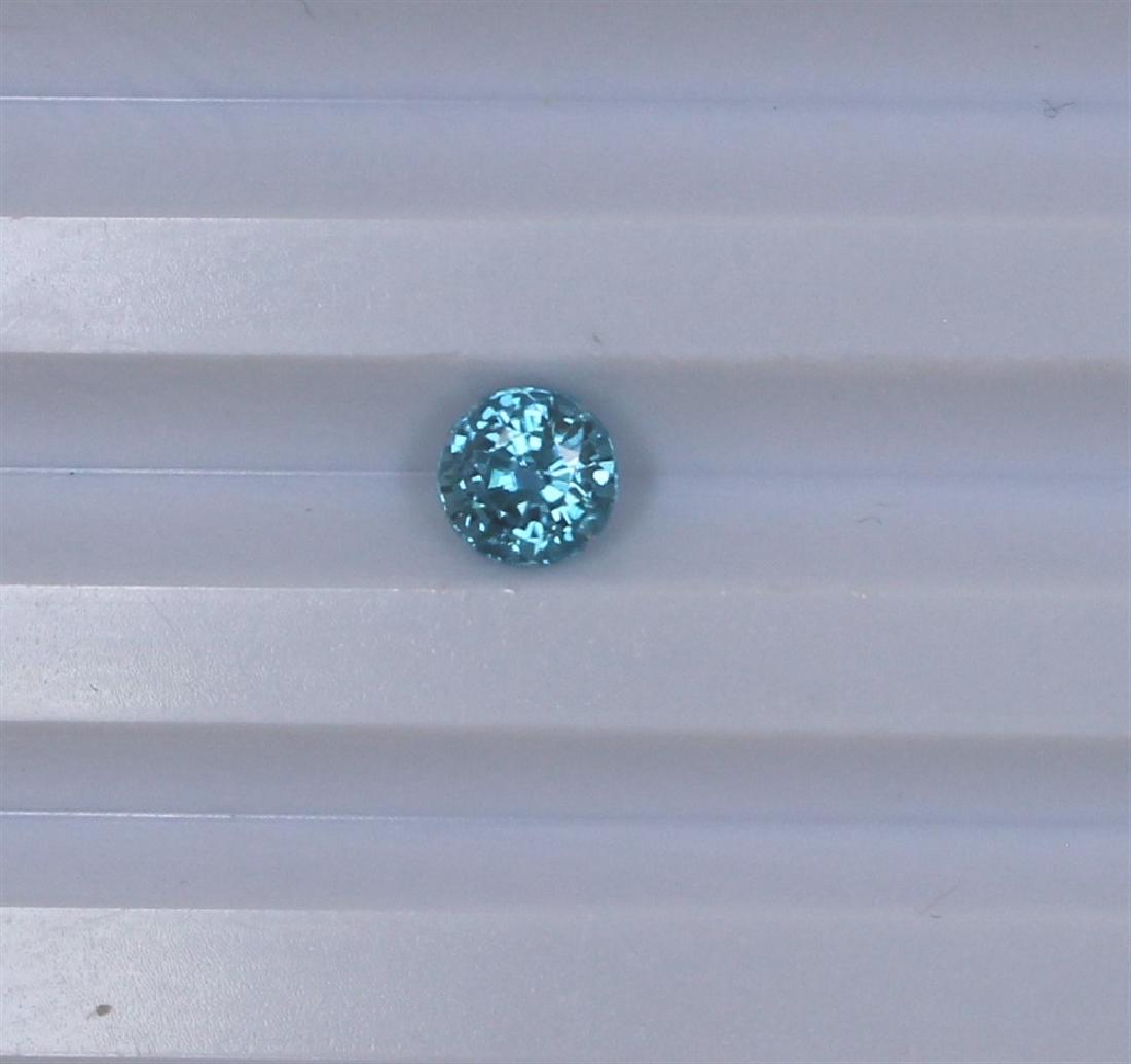 1.65ct Blue Zircon Round cut: 1.65ct Blue Zircon Round cut 5.9x4.7 #Z-171