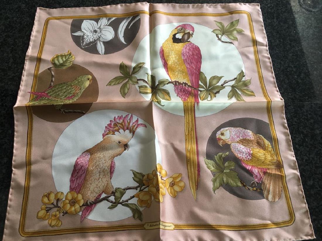 Ferragamo 16 1/2 x 16 1/2 scarf: Ferragamo 16 1/2 x 16 1/2 scarf #LM9