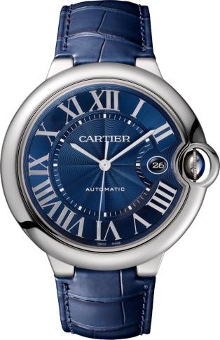 Cartier BB SS 42MM on Strap with Blue Dial Model: Cartier BB SS 42MM on Strap with Blue Dial Model Number : WSBB0025 Bracelet : BLUE CROC Dial : BLUE #J419