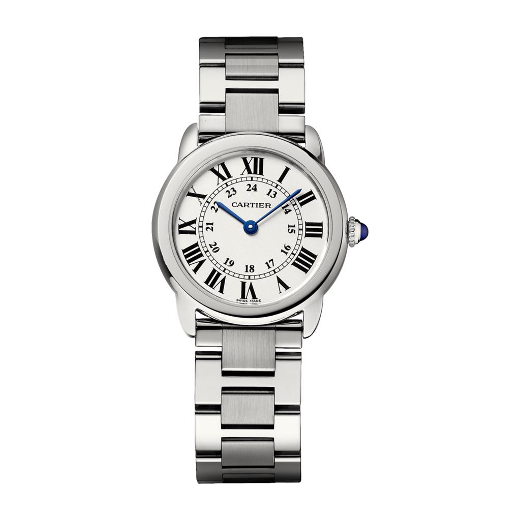 Cartier Ronde Solo SS Small Model #W6701004: Cartier Ronde Solo SS Small Model Number : W6701004 Bracelet : SS Dial : SILVER #J370