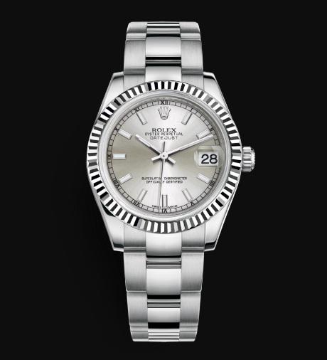 Rolex 31MM Datejust SS Model #178274: Rolex 31MM Datejust SS Model #178274 Bracelet : oyster Dial : Silver Stick #J552