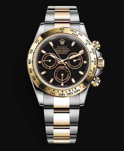 Rolex SS/YG Daytona Model #116503: Rolex SS/YG Daytona Model #116503 Bracelet : oyster Dial : Black #J517