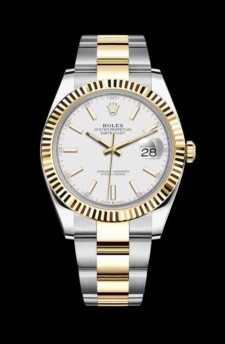 Rolex 41MM Datejust SS/YG Model #126233: Rolex 41MM Datejust SS/YG Model #126233 Bracelet : oyster Dial : White Stick #J660