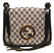 Gucci Vintage Navy Blue Monogram GG Messenger Shoulder