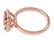 2.5ct Morganite 14 K Rose Gold Ring - 2