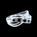 0.40CT NATURAL CEYLON SAPPHIRE 14K WHITE GOLD RING - 2