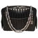 Chanel Mademoiselle Ligne Vertical Quilted Black