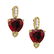 2.2ct Natural Ruby 14K Gold Earrings