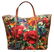 Dolce and Gabbana Floral Print XL Canvas Tote Weekend
