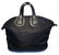 Givenchy Black Nylon and Leather Silver Studded Medium - 2