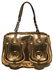 Fendi Gold Leather Buckle B Bag