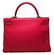 Hermes Red Clemence Leather Gold GHW 35cm Kelly bag - 3