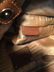PRADA Noce Nappa Brown Leather Fringe Tote Bag - 8