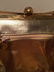 Chanel Vintage Black Quilted Silk Gold Handle Small - 6