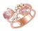 2.4ct Morganite 14 K Rose Gold Ring