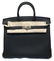 Hermes Black Clemence 25cm GHW Birkin Bag - 2