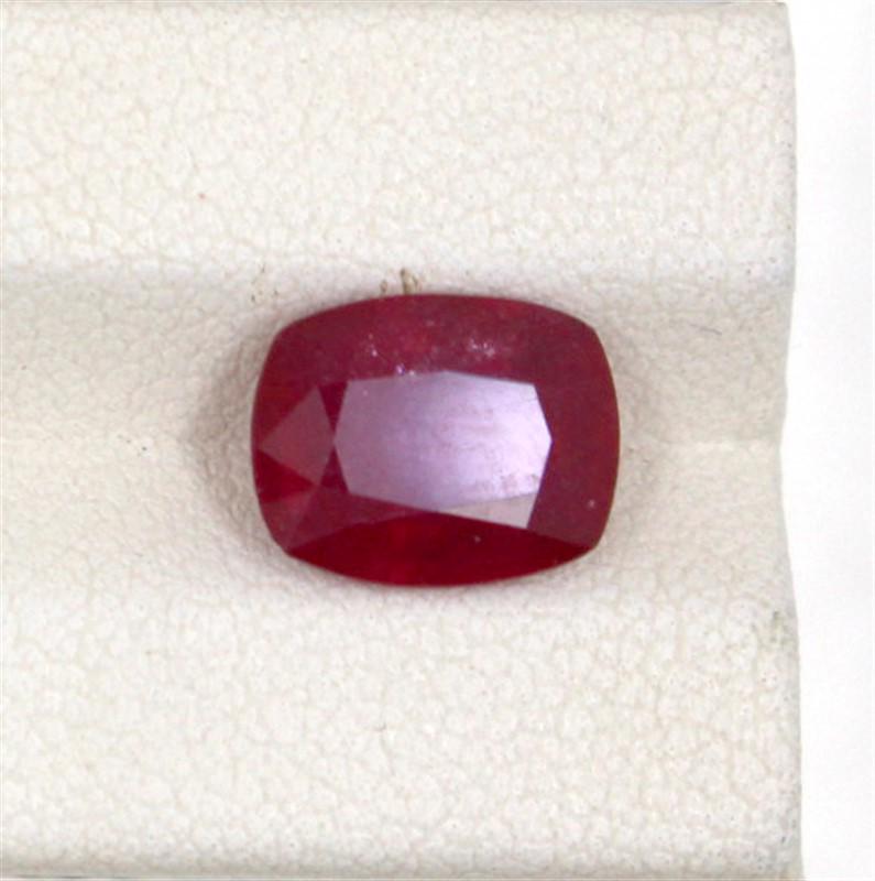 3.46ct ruby emerald cut: 3.46ct ruby emerald cut 10.1 x 8 x 4.3 #R-630