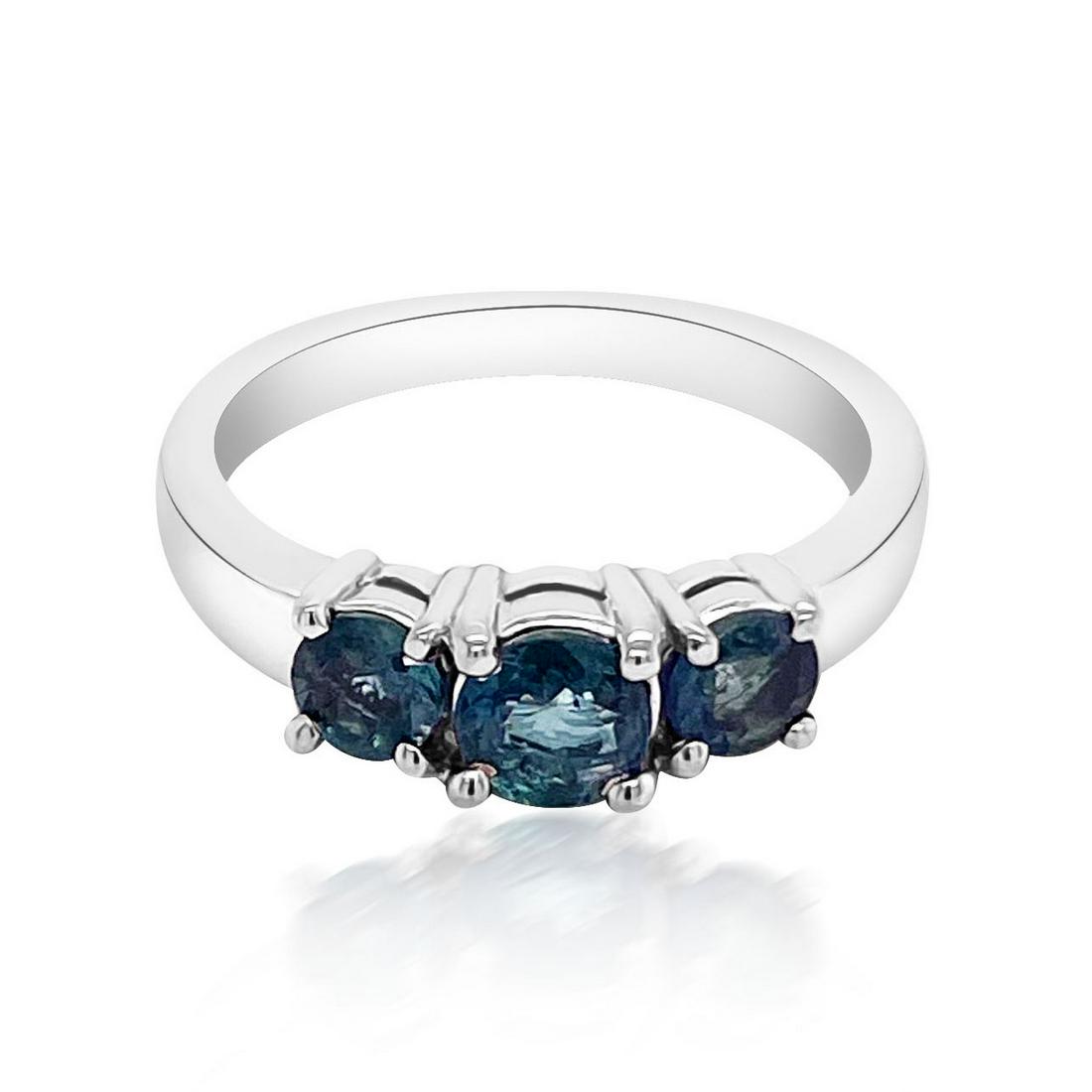 1.30CT NATURAL ALEXANDRITE 14K WHITE GOLD RING: 14K WHITE GOLD NATURAL ALEXANDRITE RING:4.01 GRAMS/ALEXANDRITE:1.30CT/#GVR1071 **This gorgeous 1.30ct Oval Cut Natural Alexandrite are gemstones of high wisdom and heart energy. Flanked by gleaming du
