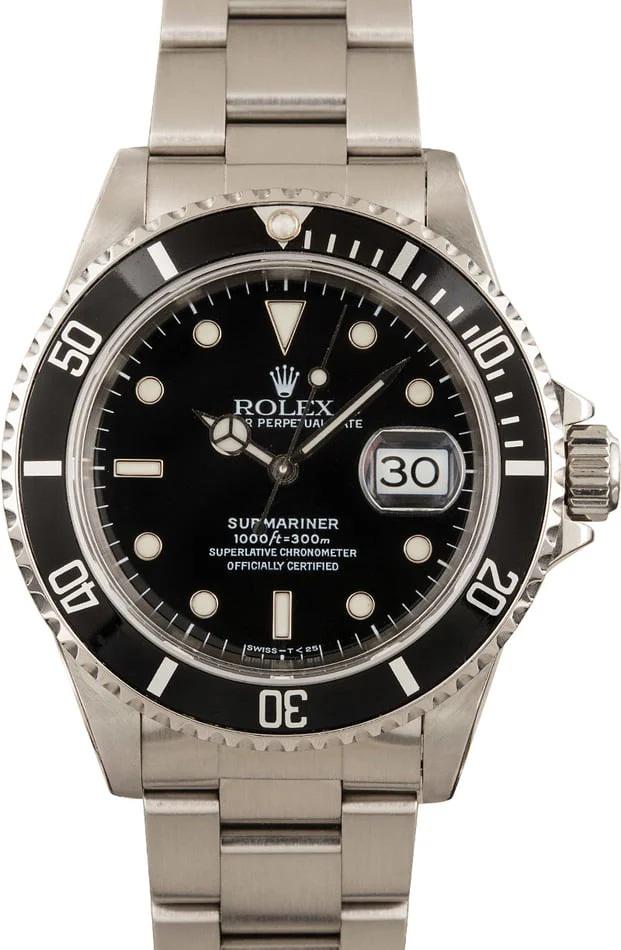 Pre-owned Rolex Submariner 16610: Pre-owned Rolex Submariner 16610 Serial / Year - Random #B139657x