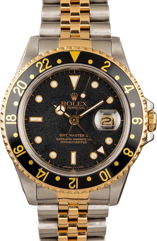 Pre-owned Rolex GMT-Master II - 16713: Pre-owned Rolex GMT-Master II - 16713 No Box and Paper #B139778x