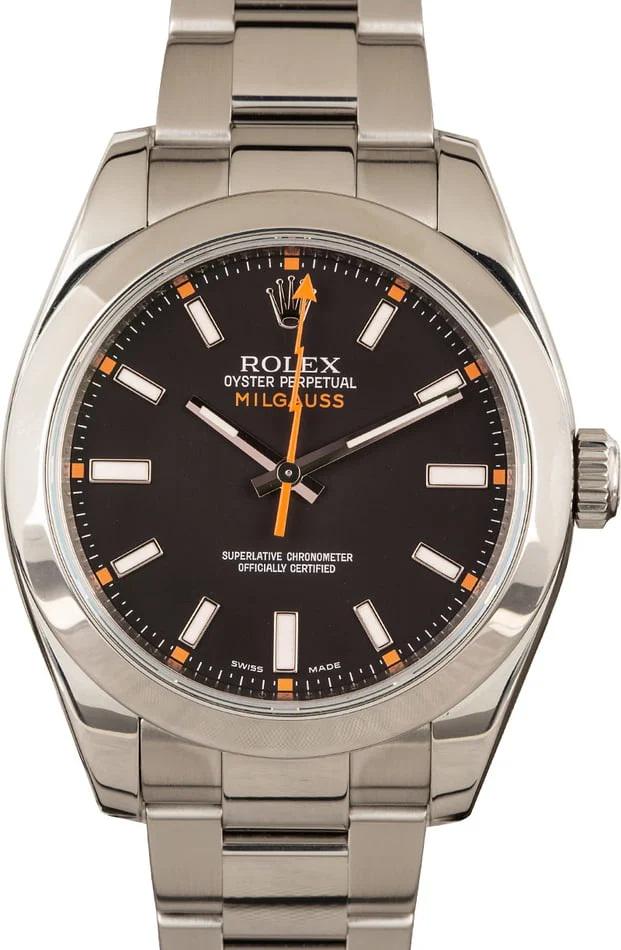 Pre-owned Rolex Milgauss 116400: Pre-owned Rolex Milgauss 116400 #B138932x
